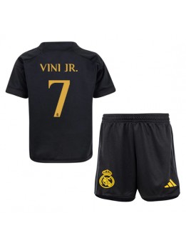 Real Madrid Vinicius Junior #7 Replika Tredje Kläder Barn 2023-24 Kortärmad (+ byxor)